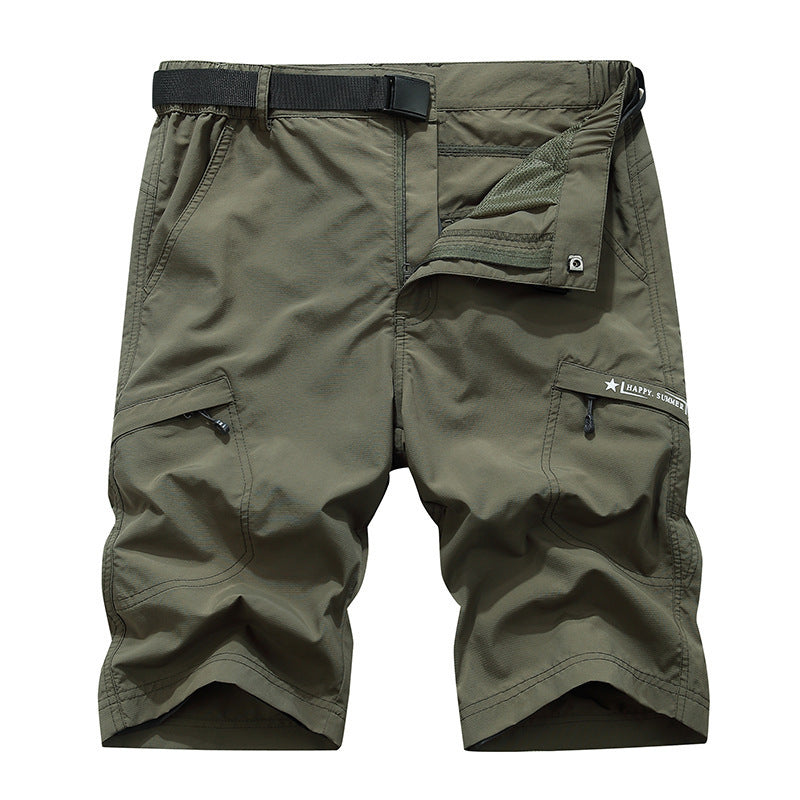 Multi-pocket quick-drying shorts