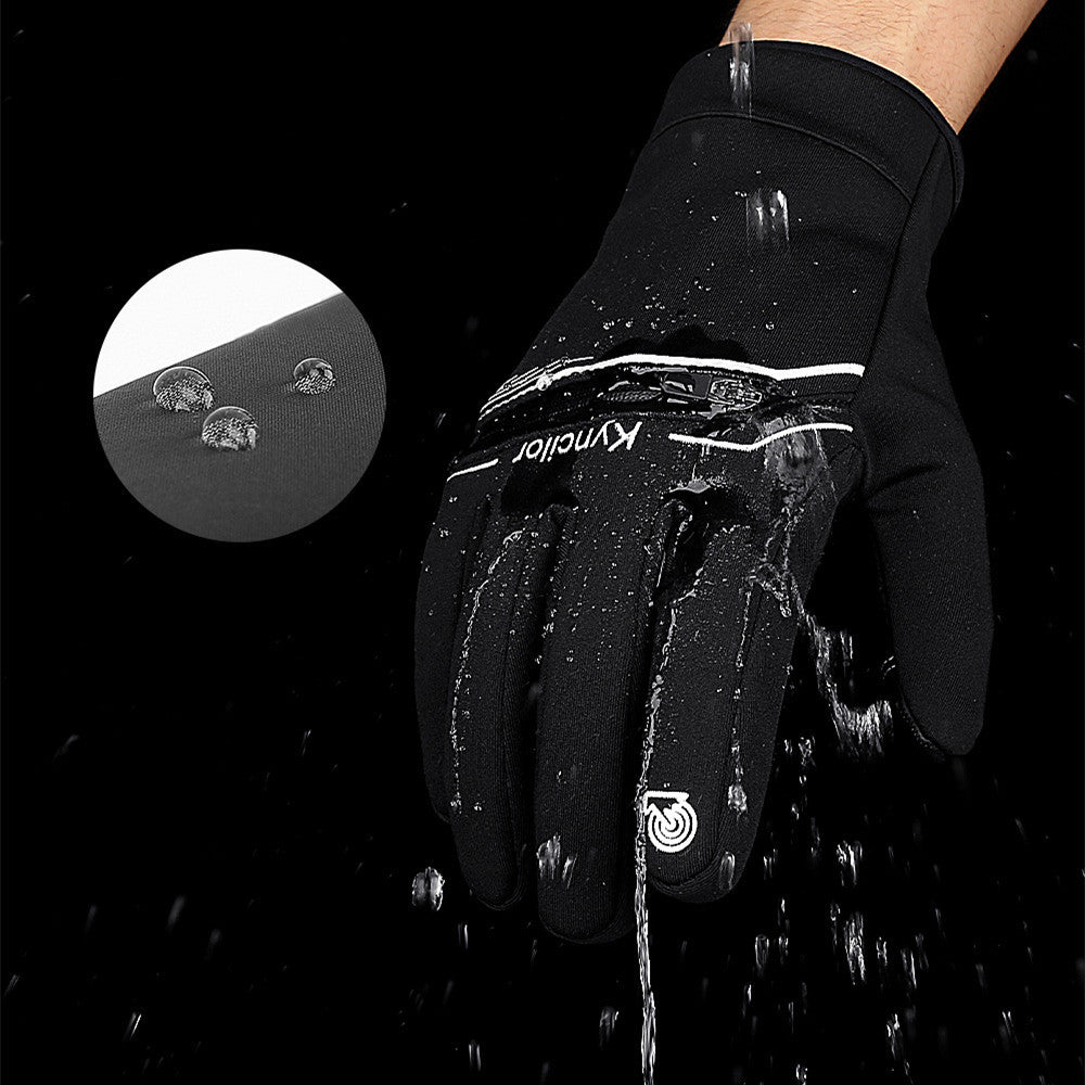 Outdoor Touch Screen Warm Windproof Waterproof Riding Gloves