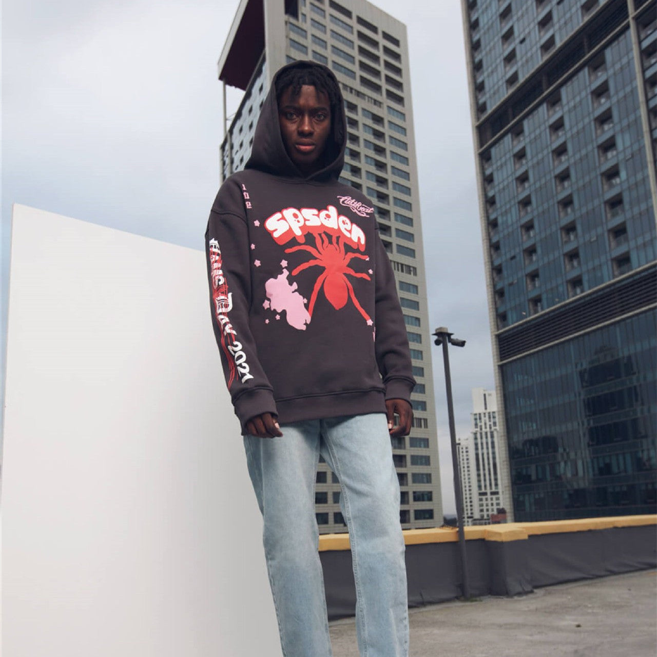 Men's Oversized Letter Velvet Sweatshirt Hip-hop Pullover