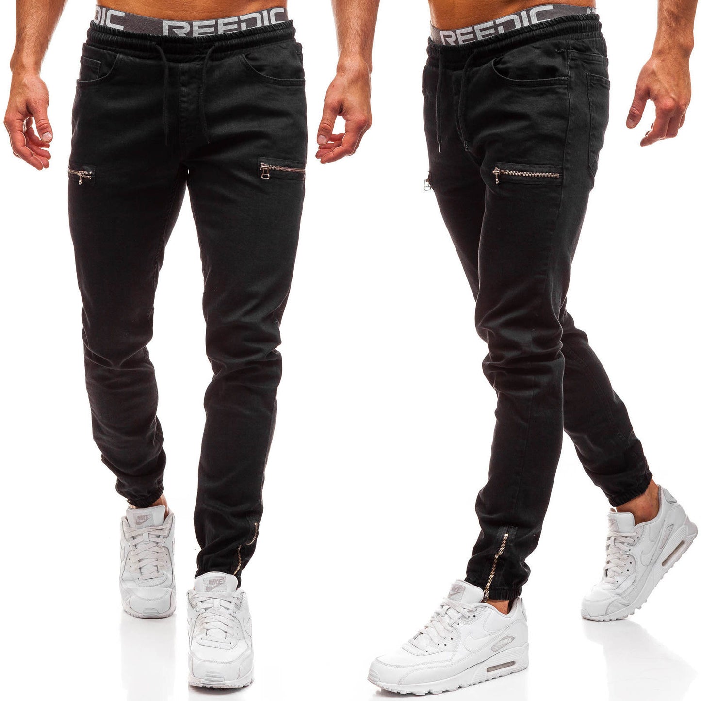 Men's denim fabric sports jeans