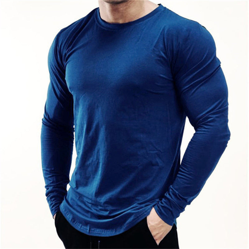 New Long Sleeve T Shirt Sport Men Gym Shirt Quick Dry Gym Fitness Training Running T Shirt Men Workout T-Shirt Bodybuilding Tops