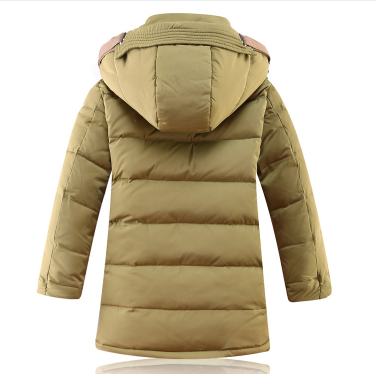 -30 Degree Children's Winter Jackets Big Boys Warm Winter Down Coat Thickening Outerwear