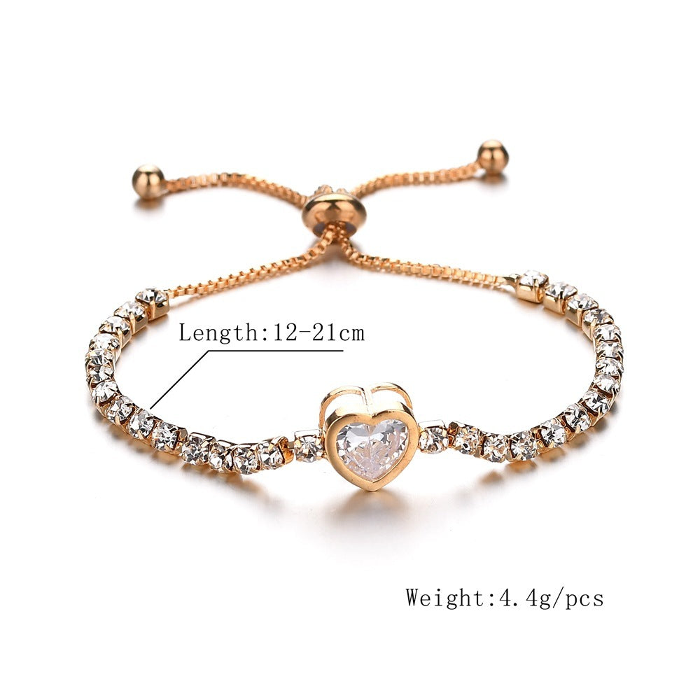 Crystal telescopic bracelet