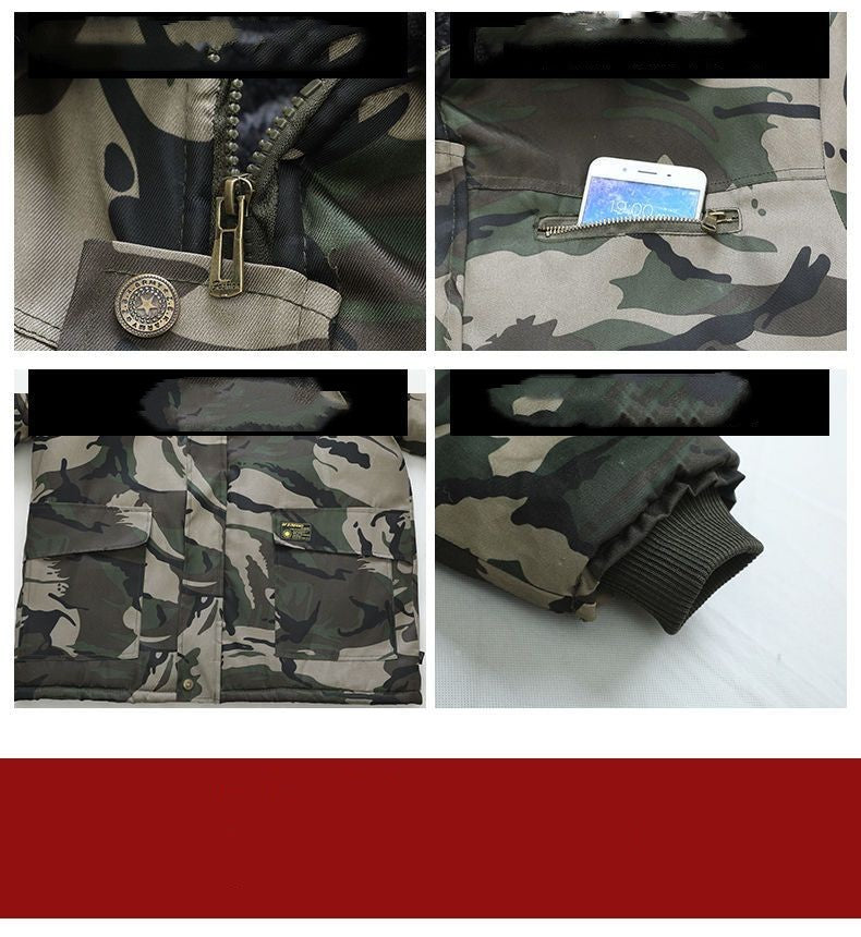 Thickened & Camouflage Army Cotton-padded Coat