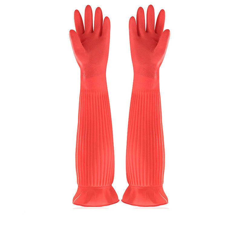 Thick Rubber Plastic Waterproof Wear Resistant Gloves
