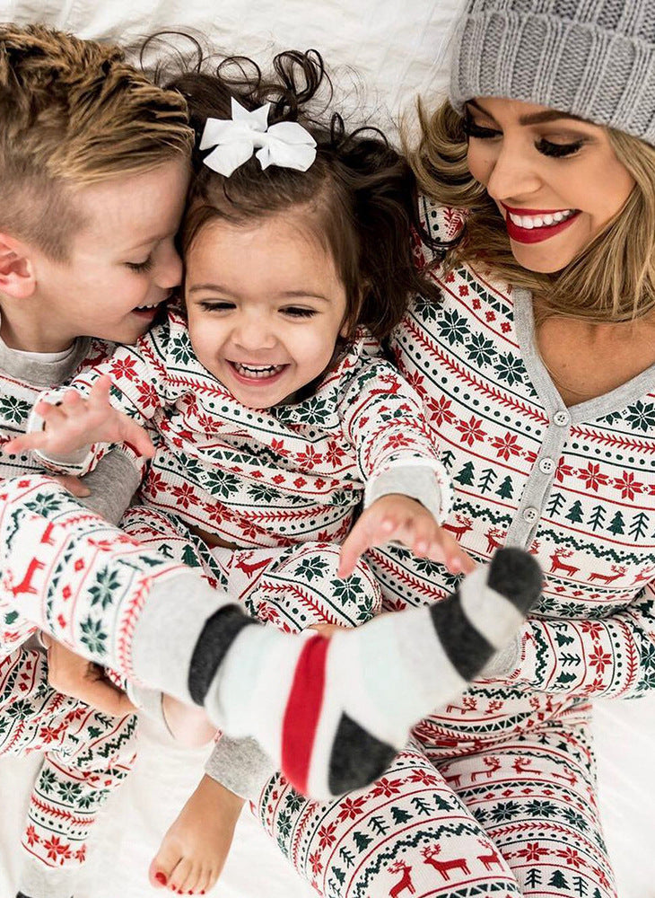 Christmas Pajamas Family Matching New Year Father Mother Kids Baby Look Clothes Set Dad Mom And Daughter Son Pyjamas Outfit