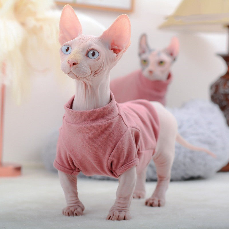Hairless Cat Clothes Autumn And Winter Dralon Base