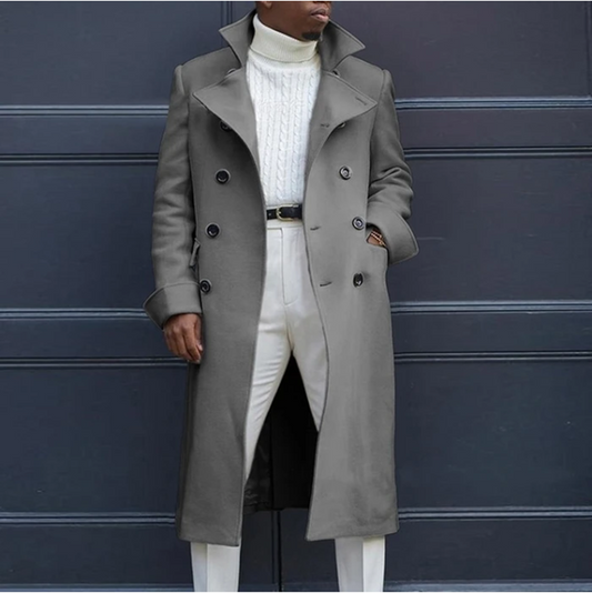 European and American Fashion Coat British Loose Coat