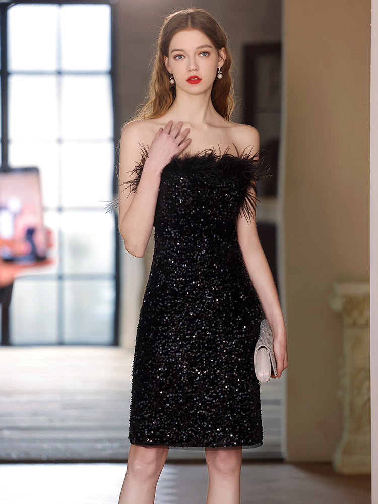 Off-shoulder Banquet Evening Dress Woman