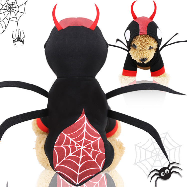 Funny Black Cat Spider Pumpkin Dog Clothes Cat Clothes Pet Clothes