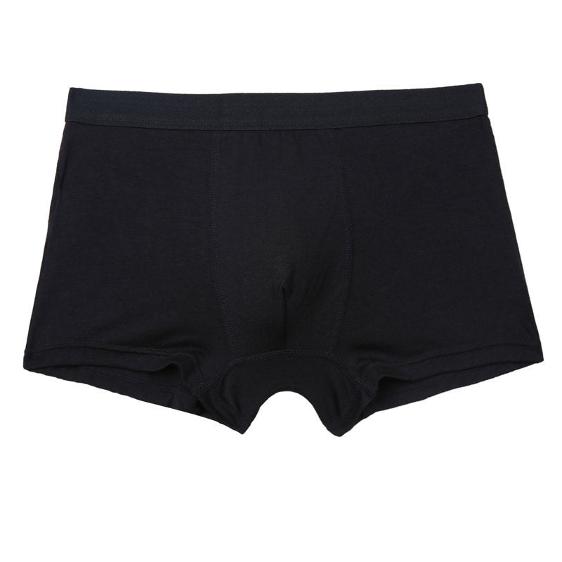 Pure Color Bamboo Fiber Men Underwear