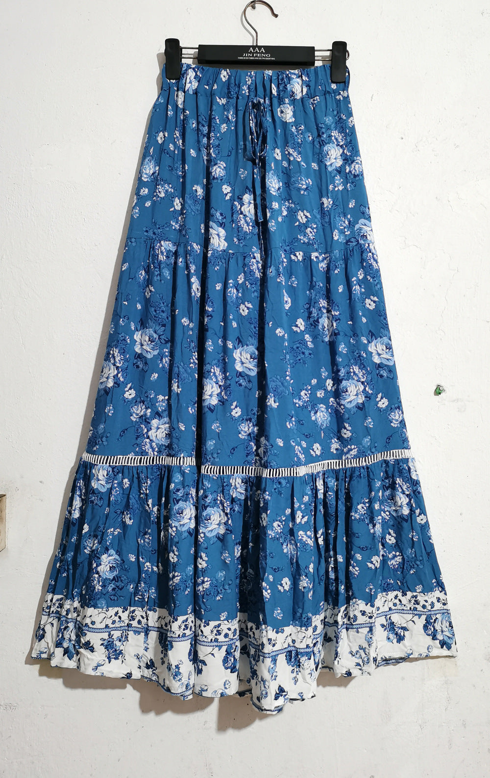 Bohemian Vacation Skirt Ruffled Big Hem Skirt