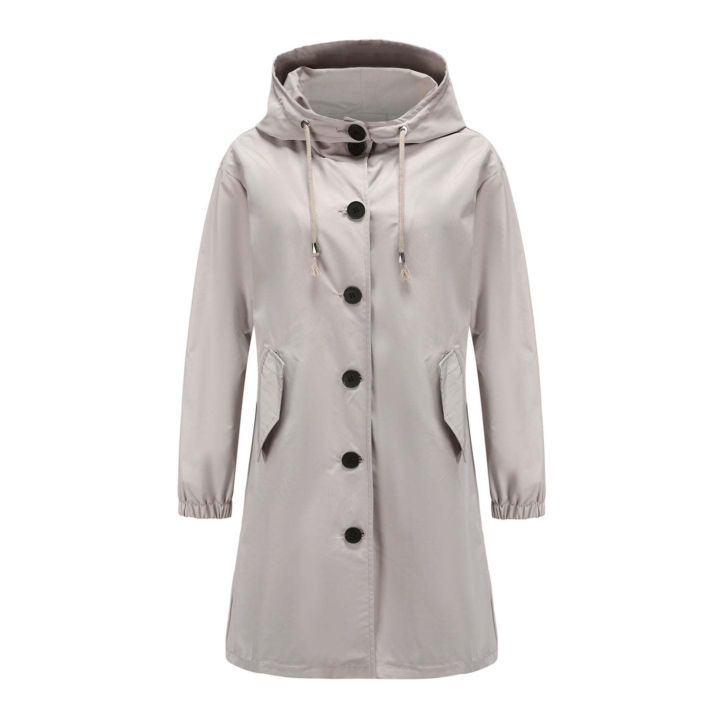 Anorak Women's Casual Long Coat Trench Coat