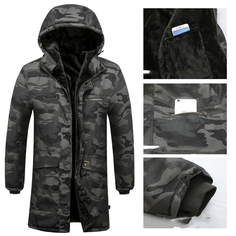 Thickened & Camouflage Army Cotton-padded Coat