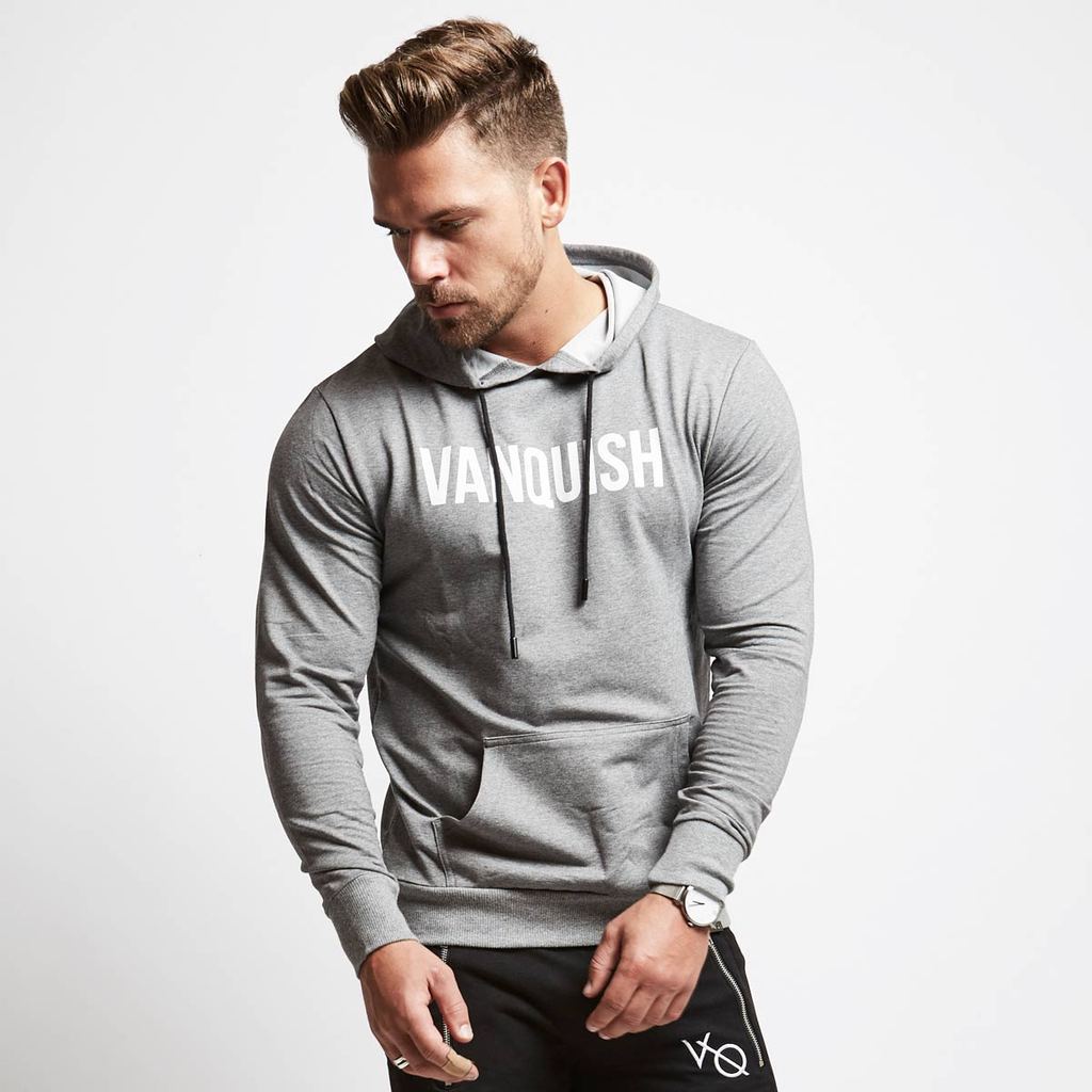 Pullover Hooded Sweater Fitness Men