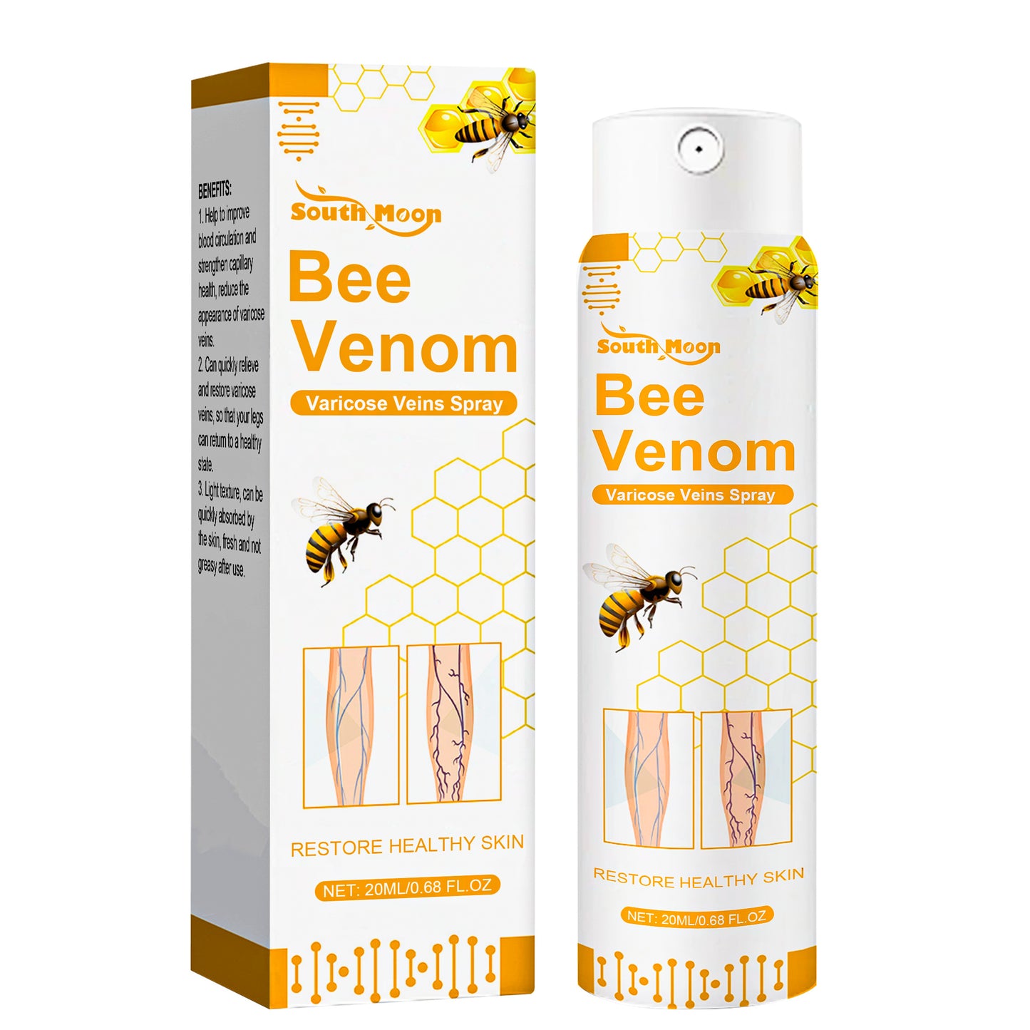 Leg Care Spray For Daily Relief Of Leg Varicosity your bynettafashion