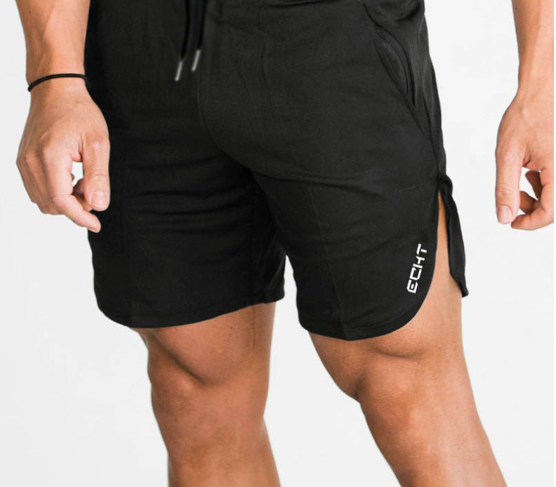 Men Fitness Gyms Loose Shorts Bodybuilding Joggers Summer Quick Dry Cool Short Pants Casual Male Beach Brand Sweatpants