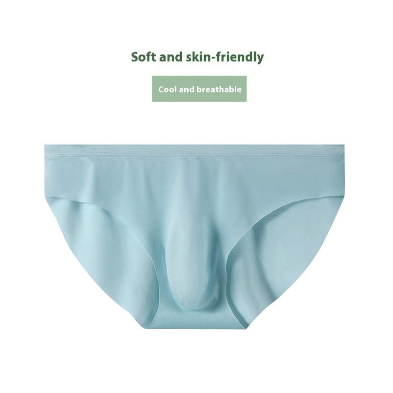 Men's Underwear Triangle Ice Silk Seamless Thin Breathable