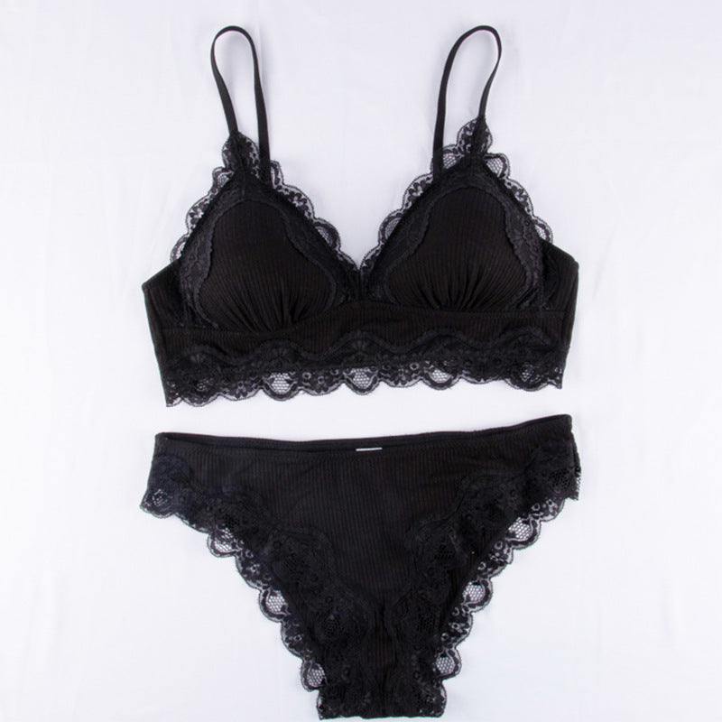 Lace underwear suit women