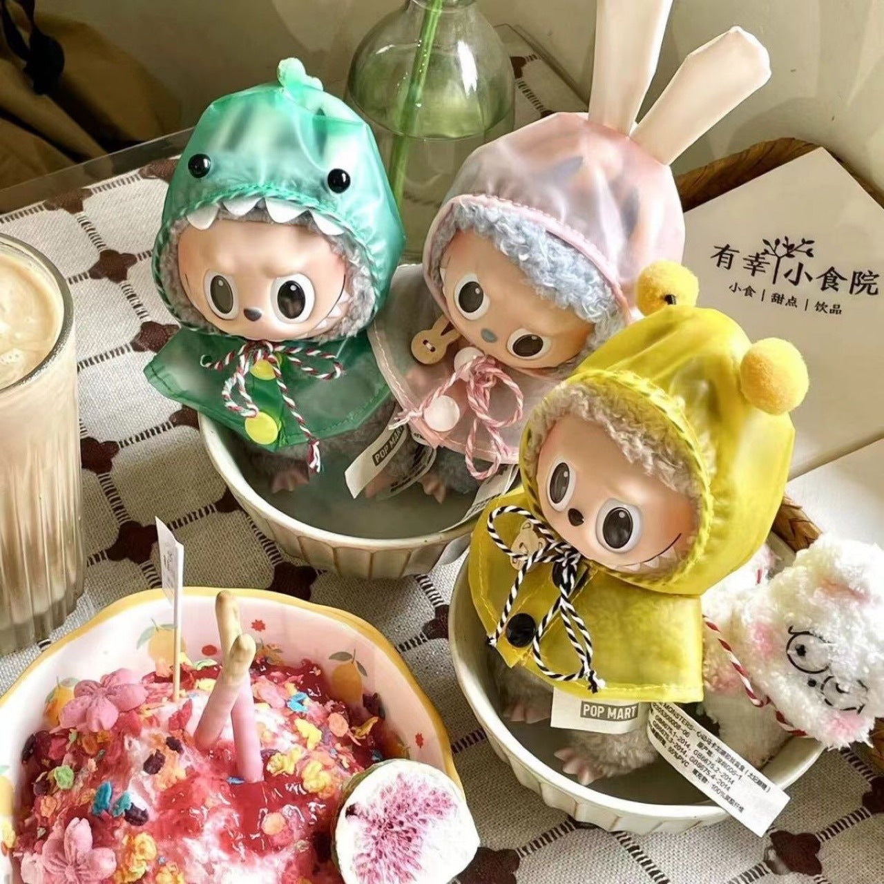 Suitable For 17CM Doll Clothes Vinyl Doll Raincoat