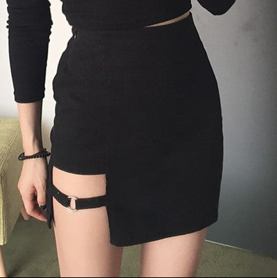 Irregular Sexy Skirt With Thin Hip Skirt