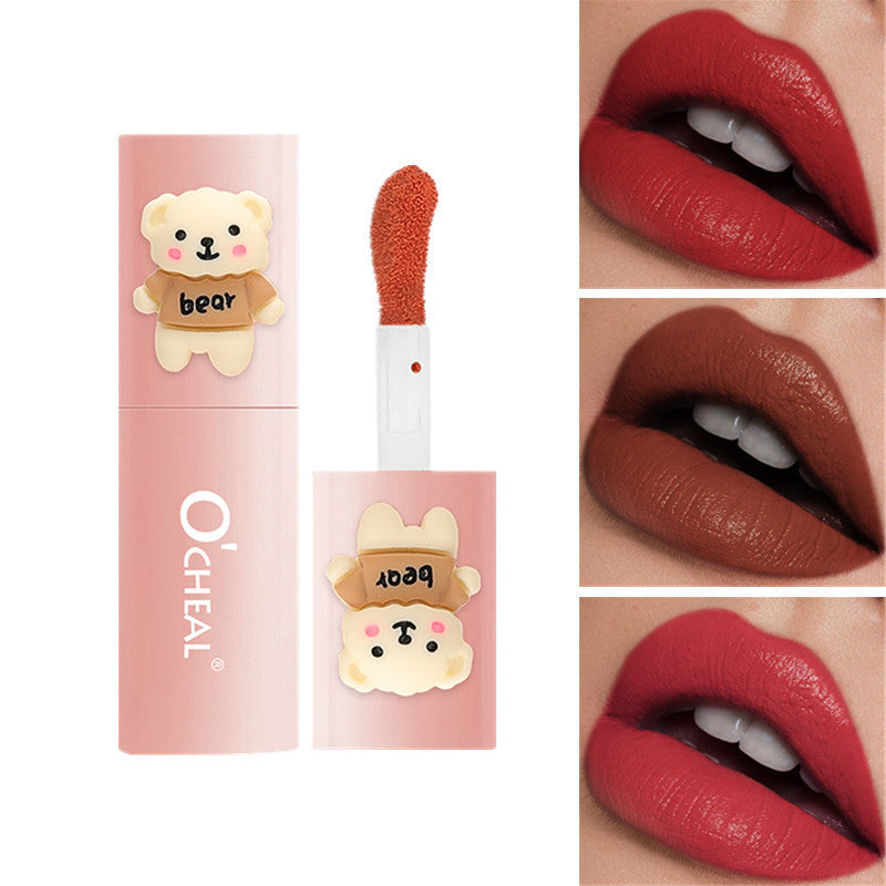 Matte Finish Velvet Lip Lacquer Easy To Color