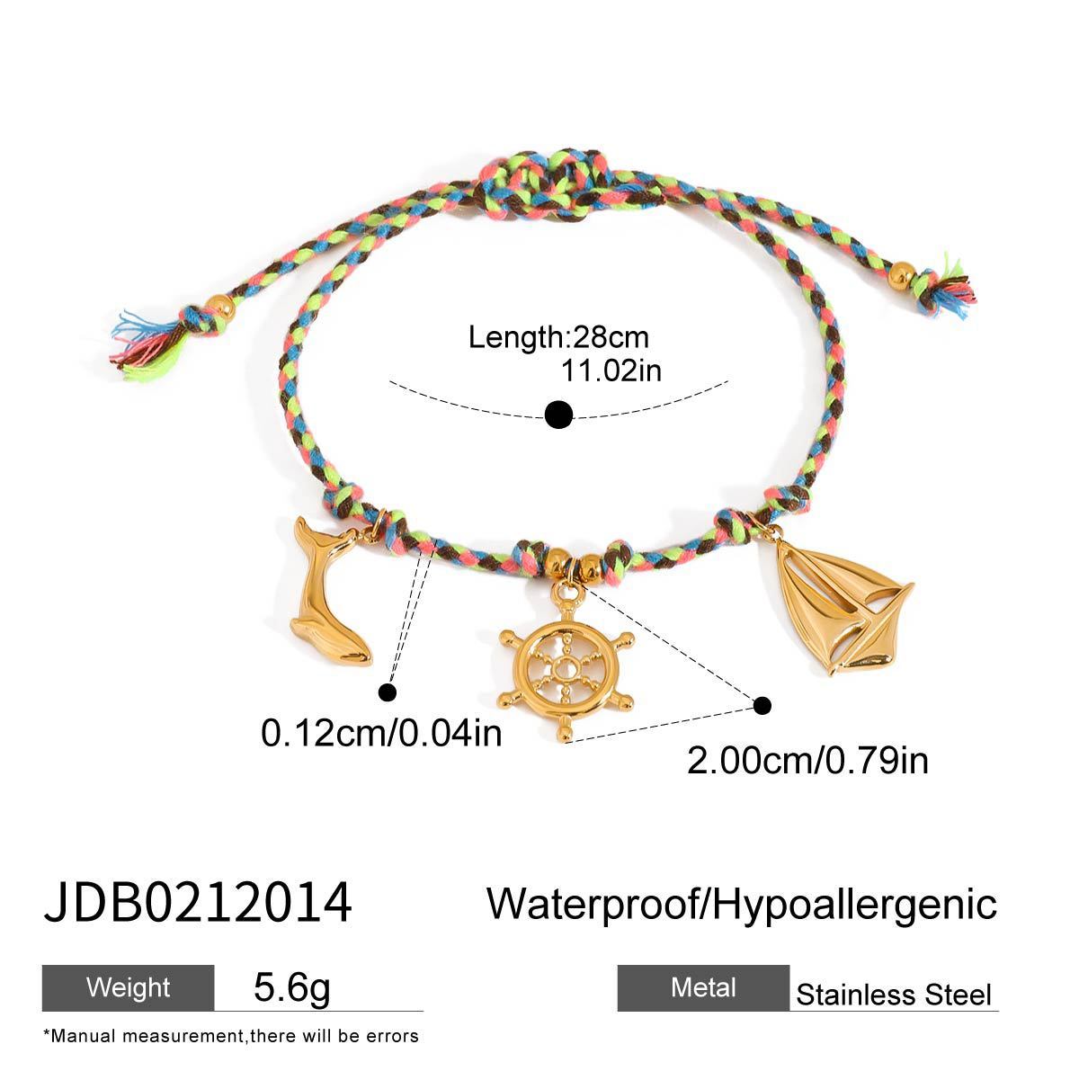 Marine Woven Diy Bracelet Stainless Steel