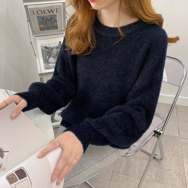 Warm Ladies  Sweater Women Knitwear Knitted Sweaters