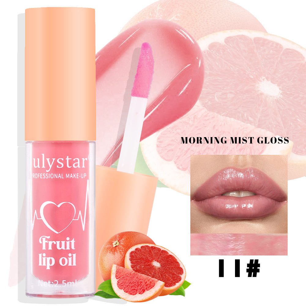 20 Colors Fruit Lip Lacquer Water Light Transparent Moisturizing