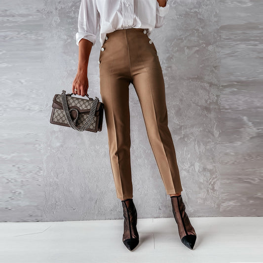 Women Tailored Trousers Casual Fashion Foot Pants