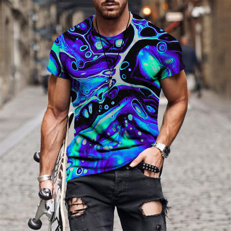 Men 3D Graphic Casual T-shirt