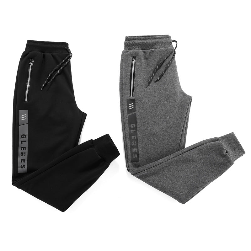 The new winter Korean youth Haren feet pants men sports pants pants men's casual pants. The trend of health