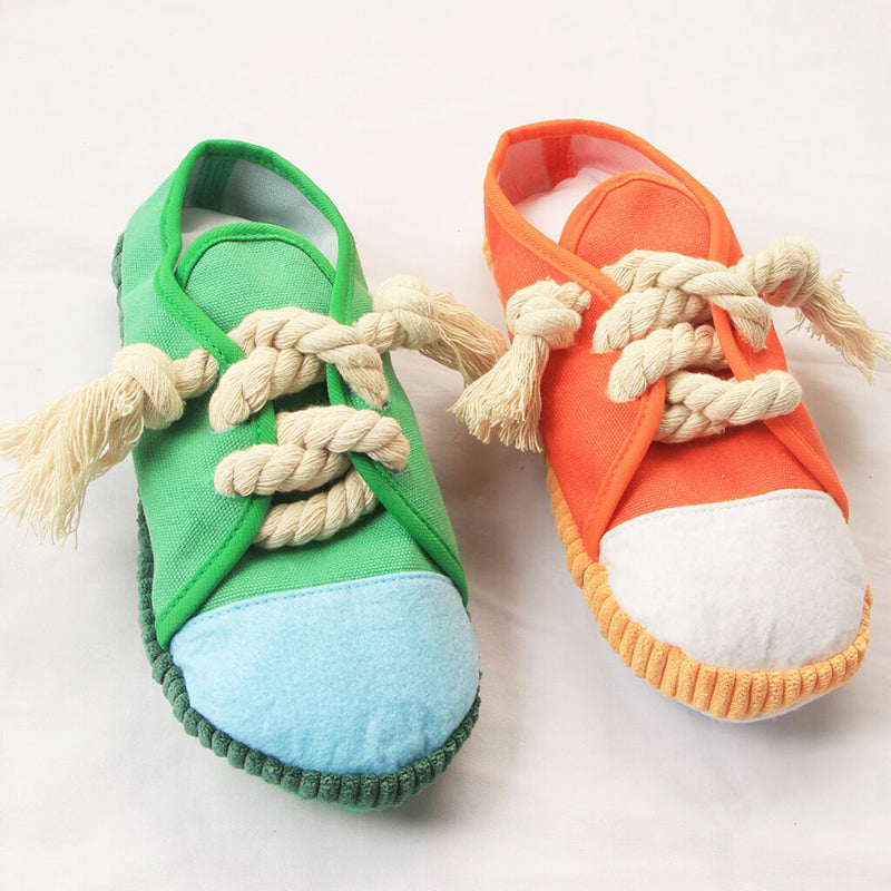 Slippers dog toy