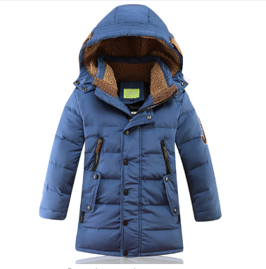 -30 Degree Children's Winter Jackets Big Boys Warm Winter Down Coat Thickening Outerwear