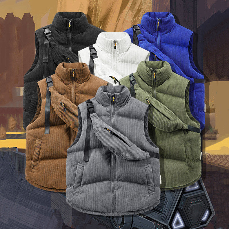 Casual Down Warm Vest Vest Cotton-padded Coat