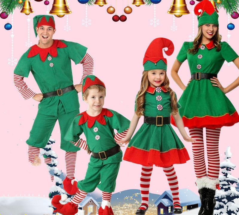 Corduroy Children's Christmas Elf Clothing