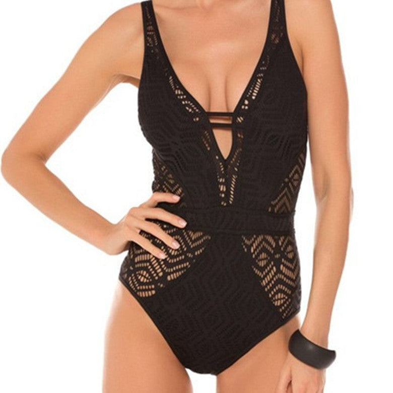 One-piece cut-out swimsuit