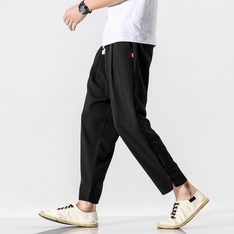 Trendy Retro Harlan Cropped Pants Men