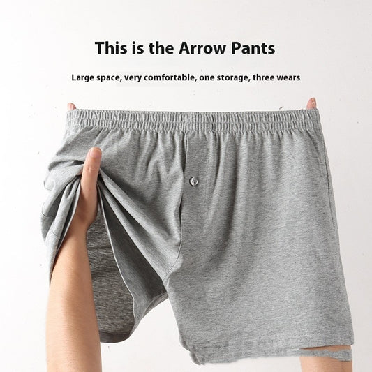 Men's Boxers Underwear Loose Shorts Pure Cotton