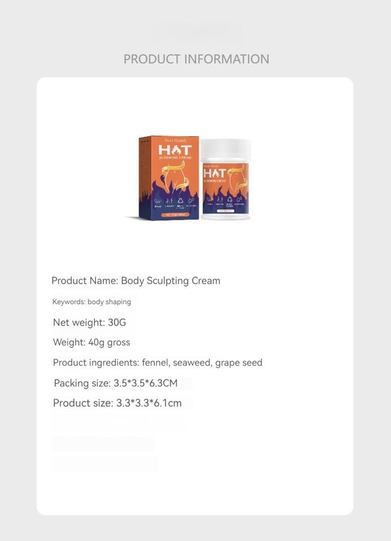 Massage Firming Skin Belly Arm Thigh Fat Body Shaping Body Cream