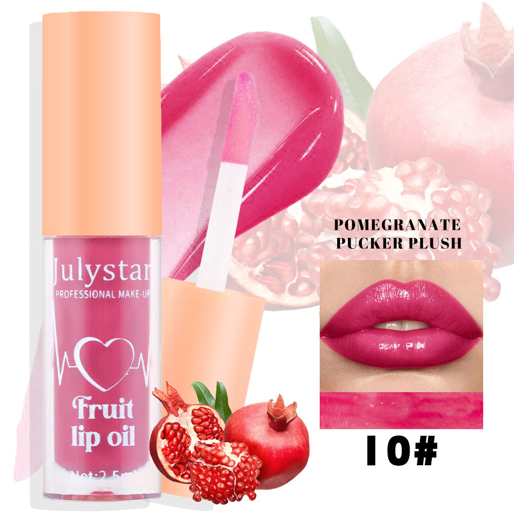 20 Colors Fruit Lip Lacquer Water Light Transparent Moisturizing