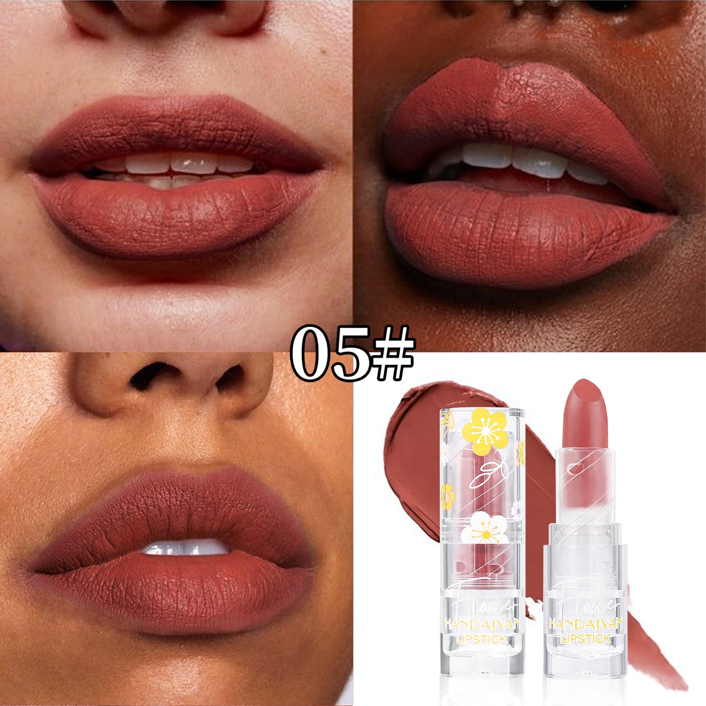 Matte Lipstick 12 Colors Handaiyan Makeup Matte Waterproof