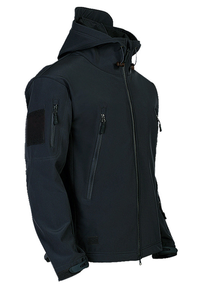 Soft Shell Jacket Men Windproof Hooded Jacket