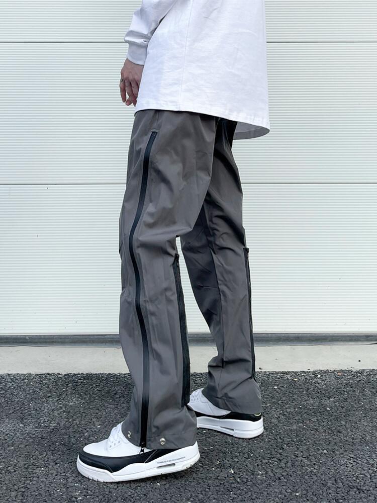 Zipper Straight Cargo High Street Pants