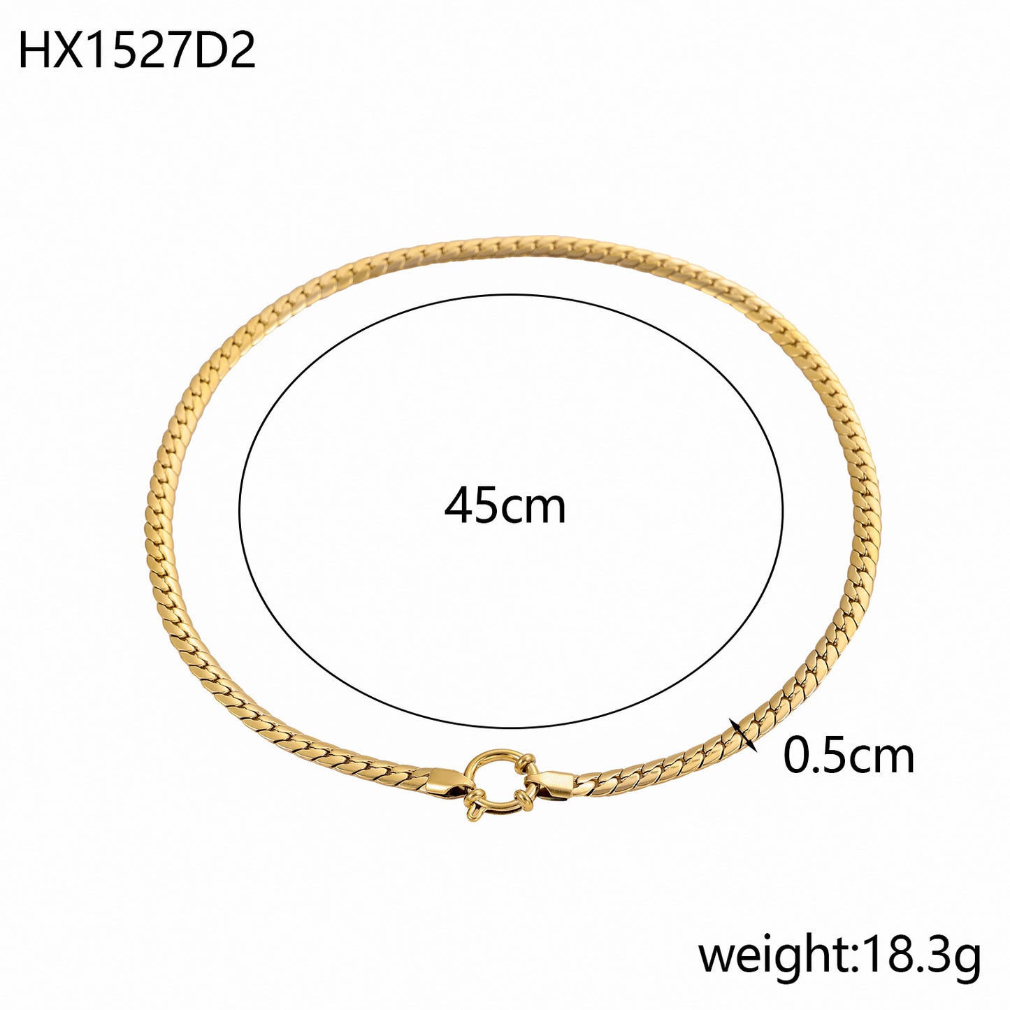 Encrypting Smooth NK Chain Necklace
