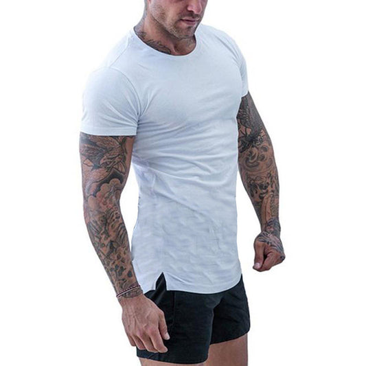 Round neck short sleeve T-shirt men