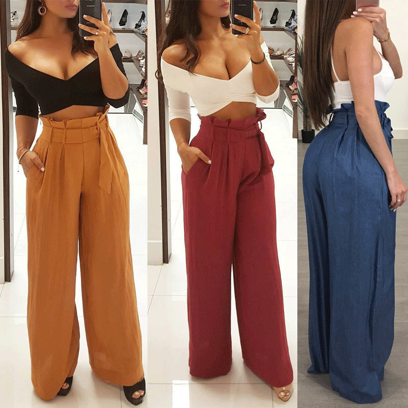 Autumn Fashion Women Trousers Ladies Loose Pants