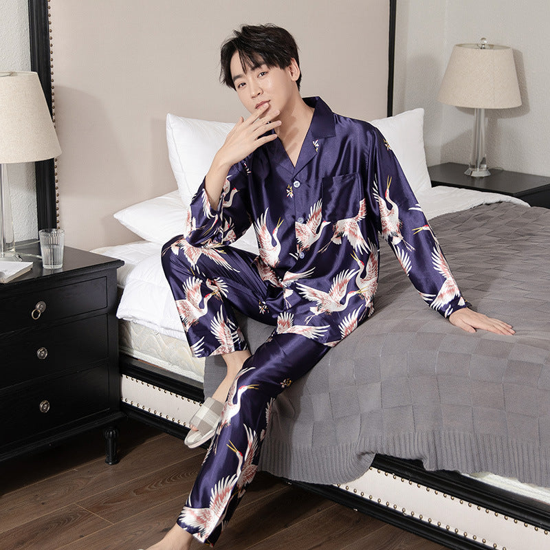 Couple Pajamas Home Service Spring And Autumn Summer Thin