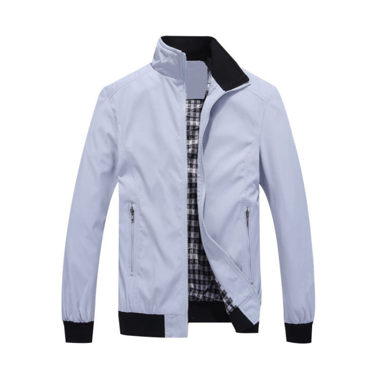 Men Fashion Casual Loose Mens Jacket Sportswear Bomber Jacket Mens jackets and Coats Plus Size M- 5XL