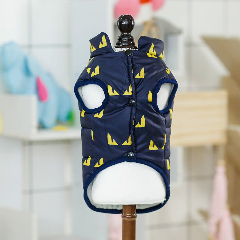 Fashion Dog Clothing Winter Cotton Vest